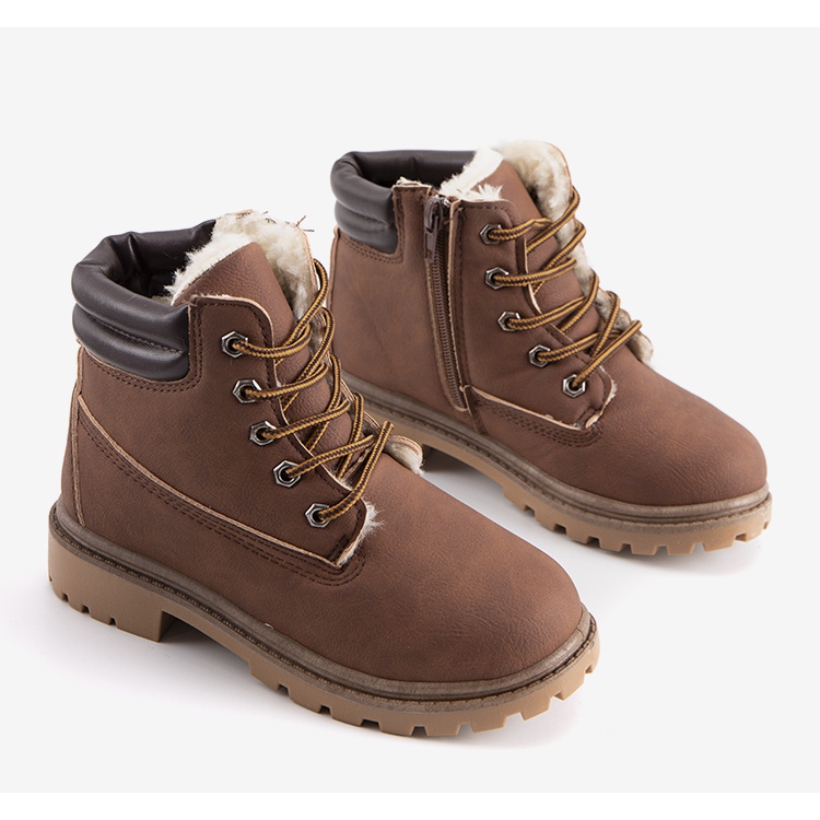 Caçadores marrons Marseau para crianças castanho 1