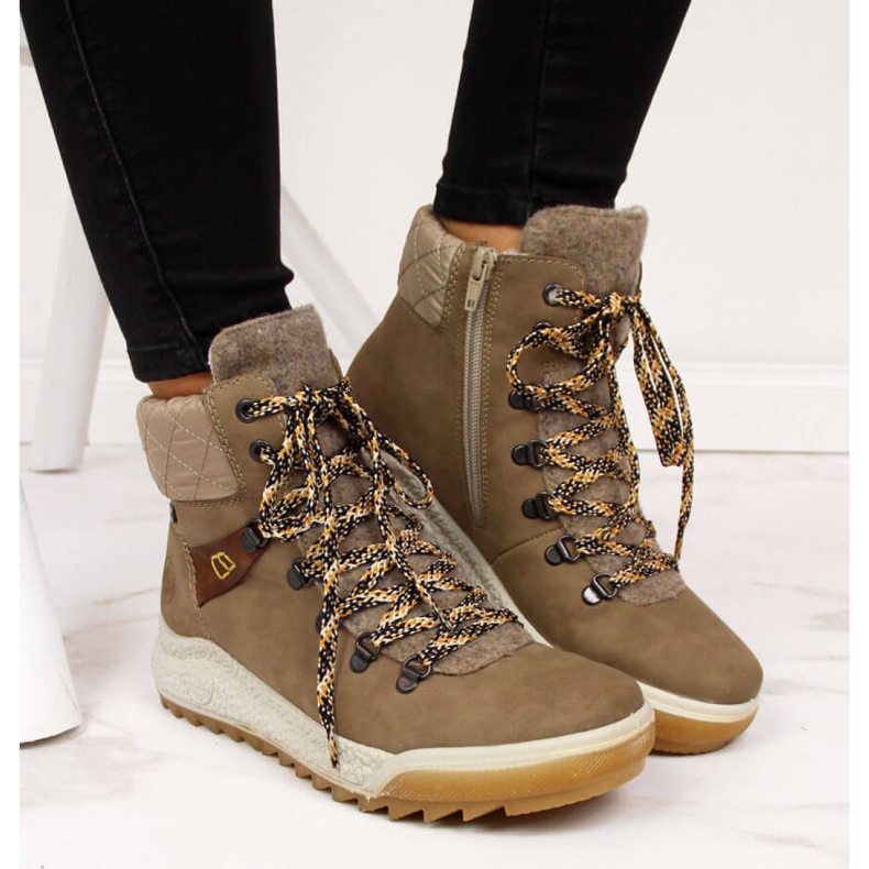 Botas isoladas Rieker W Y4731-65 bege 1