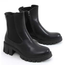 Botas Chelsea com cano alto Tutu Preto 1