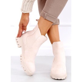 Chelsea feminino com botas Nasty Beige bege 2 Chelsea feminino com botas Nasty Beige bege 2