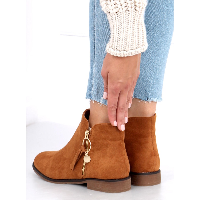 Chelsea feminino chuteira Viki Camel castanho 1