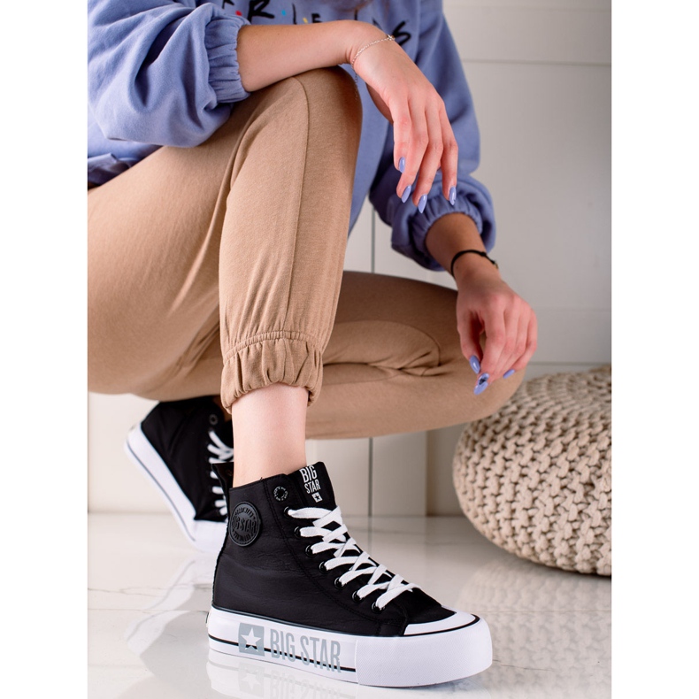 Tênis feminino Big Star II274012 preto 1