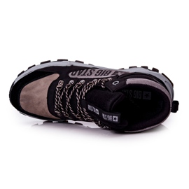 Sapatos de trekking masculino Big Star II174203 preto-cinza bege 1