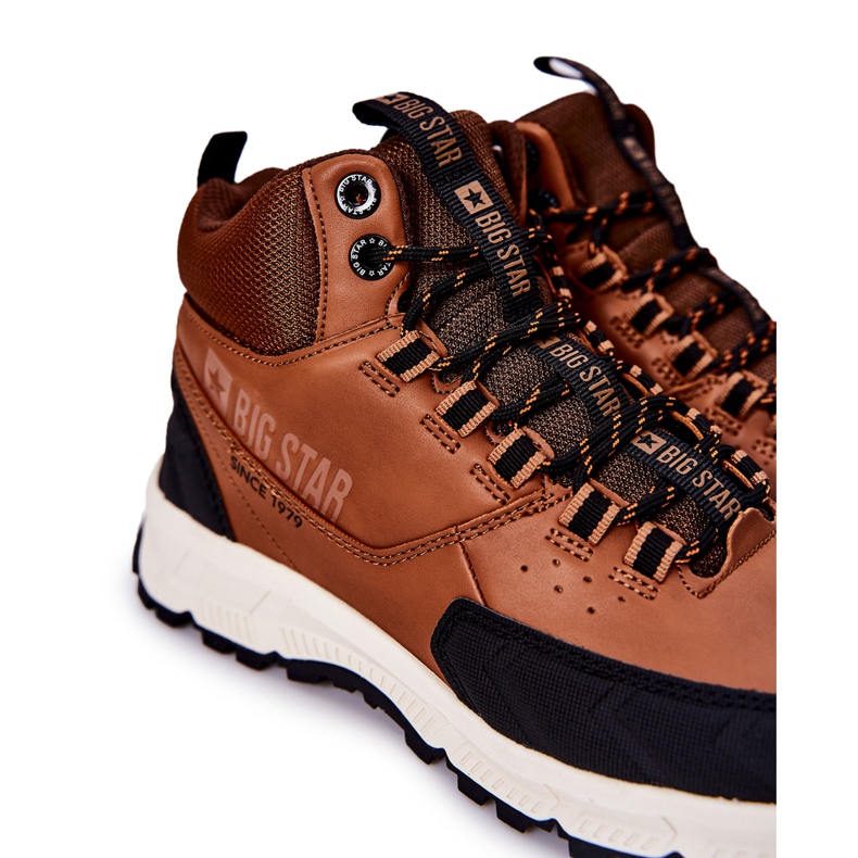 Tênis de salto alto Big Star II174179 marrom preto 1
