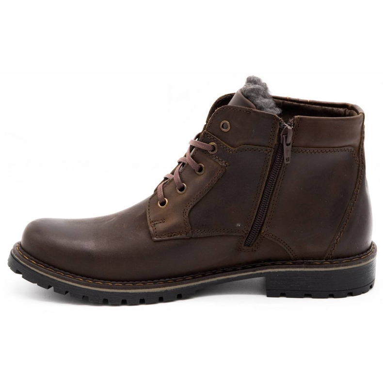 Polbut Botas de neve masculinas J35 marrons marrom 1