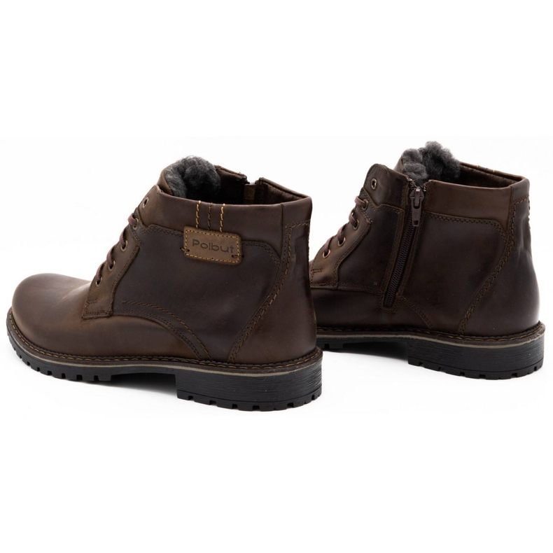 Polbut Botas de neve masculinas J35 marrons castanho 6 Polbut Botas de neve masculinas J35 marrons castanho 6