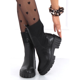 Botas Chelsea meia meia Anne Black preto 1