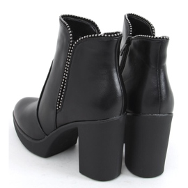 Botas de salto alto Thea Black preto 2