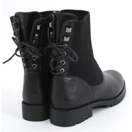Botas de tornozelo com meia Ryno Black preto 1