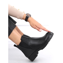 Botas Chelsea femininas Ingrid Black preto 2