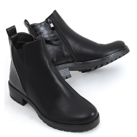 Botas Chelsea femininas Ingrid Black preto 1