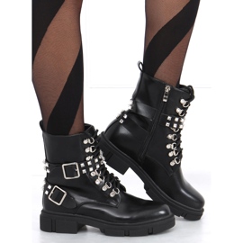 Botas com jatos Lise Black preto 1
