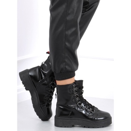 Botas Hean Negro com atacadores preto 2