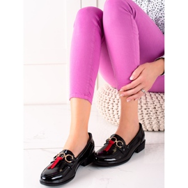 Filippo Sapatos de couro lacado preto 1