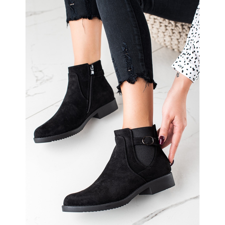 J. Star Botas clássicas quentes preto 1