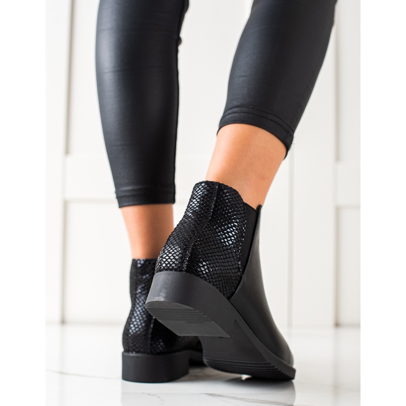 J. Star Botas Pretas Clássicas preto 2