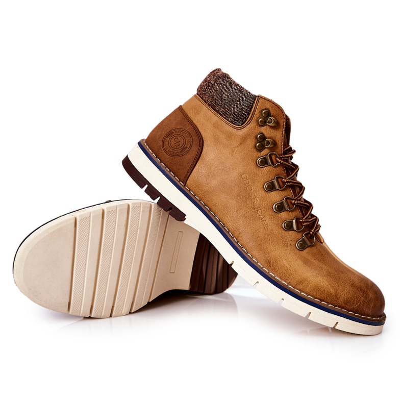 Sapatos de trekking masculino Cross Jeans EE1R4078C Camel marrom 2