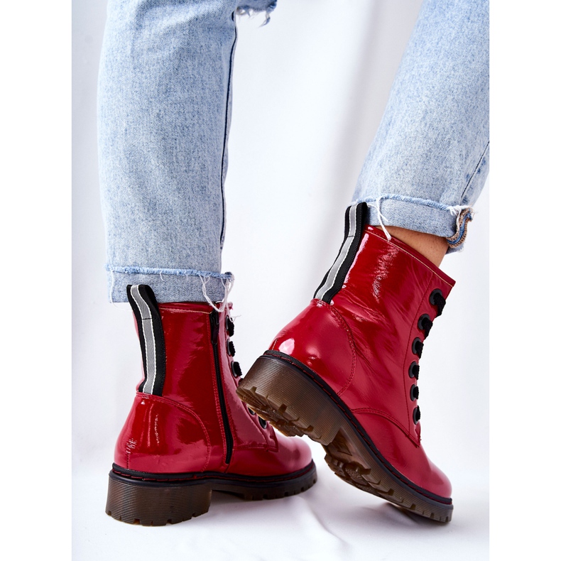 PE1 Lacquered Warm Workers Red Lomess vermelho 1