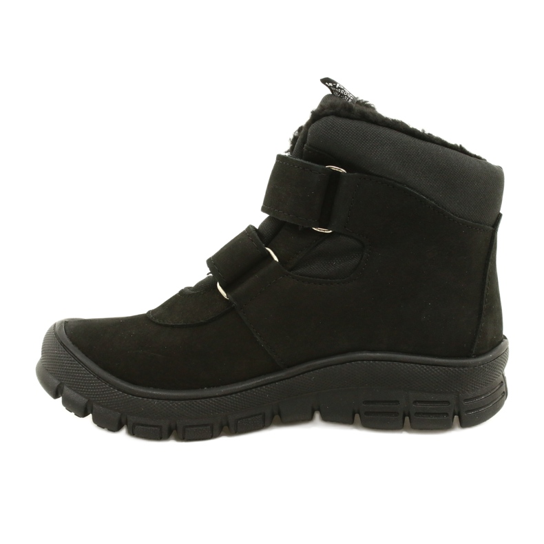 Botas impermeáveis ​​pretas com velcro Mazurek 1360 preto 2