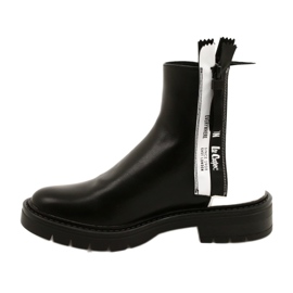 Botas pretas e brancas femininas Lee Cooper LCJ-21-47-0650LA preto 2
