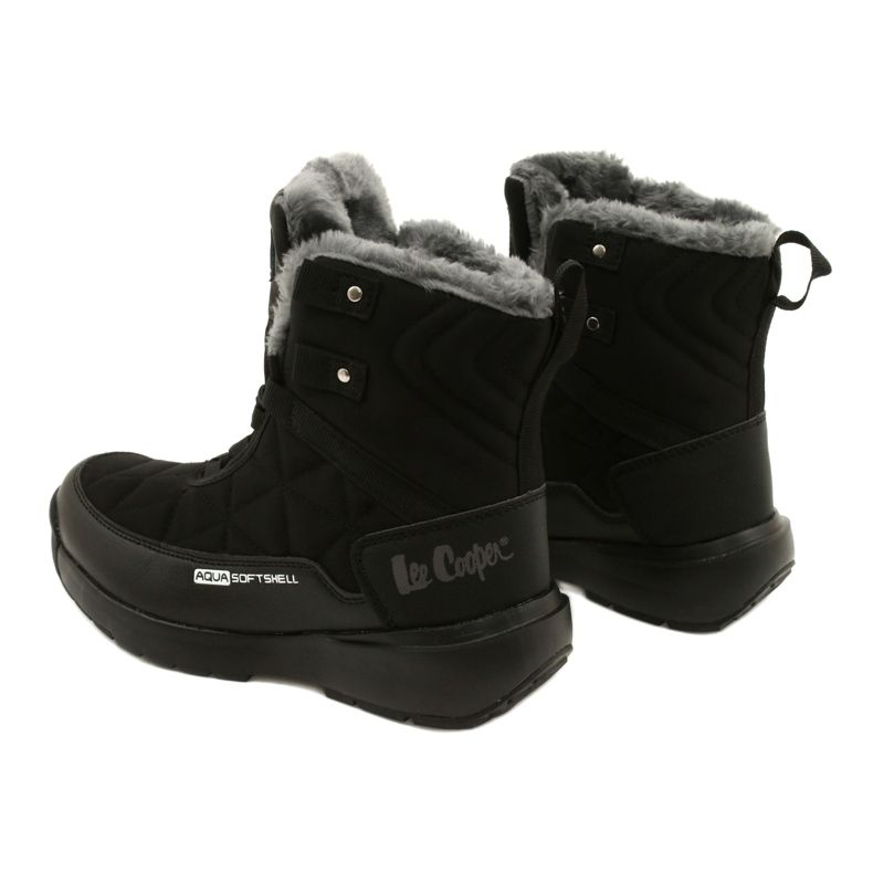 Botas de neve femininas em Softshell Lee Cooper LCJ-21-17-0590L preto preto 3