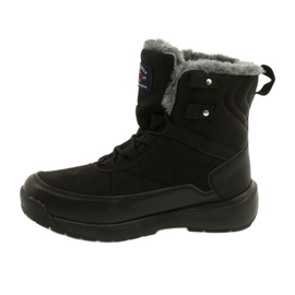 Botas de neve femininas em Softshell Lee Cooper LCJ-21-17-0590L preto preto 2