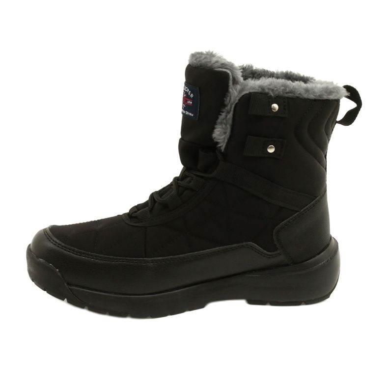 Botas de neve femininas em Softshell Lee Cooper LCJ-21-17-0590L preto preto 2
