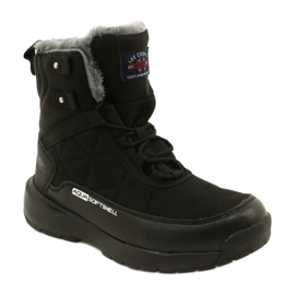 Botas de neve femininas em Softshell Lee Cooper LCJ-21-17-0590L preto preto 1
