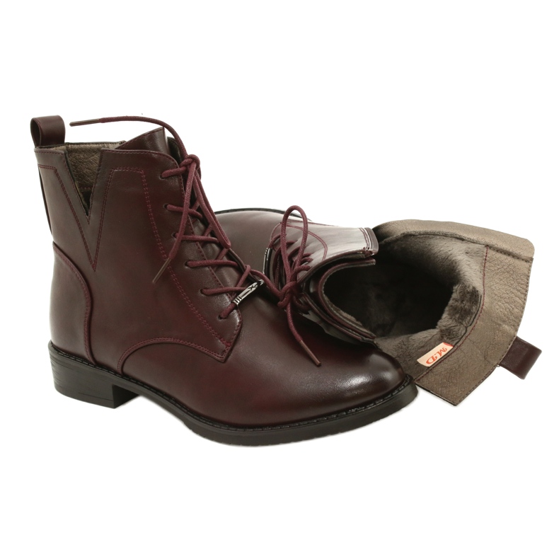 M.Daszyński Botas de trabalho SA62-90 Borgonha vermelho 5 M.Daszyński Botas de trabalho SA62-90 Borgonha vermelho 5