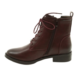 M.Daszyński Botas de trabalho SA62-90 Borgonha vermelho 2 M.Daszyński Botas de trabalho SA62-90 Borgonha vermelho 2
