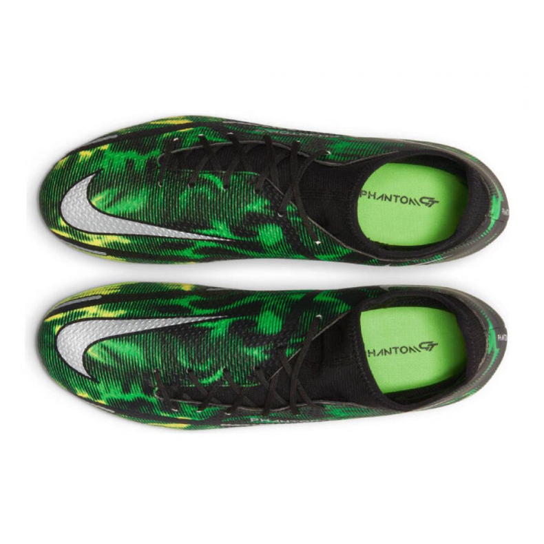 Chuteira Nike Phantom GT2 Academy Df Sw Mg M DM0719-003 multicolorido verde 2 Chuteira Nike Phantom GT2 Academy Df Sw Mg M DM0719-003 multicolorido verde 2