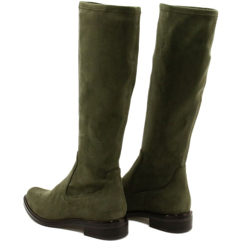 Botas femininas Caprice 25512-27 737 oliva stretch verde 3