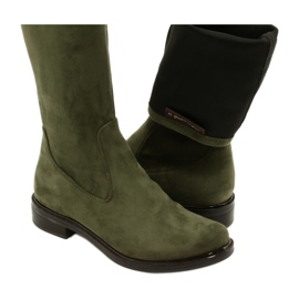 Botas femininas Caprice 25512-27 737 oliva stretch verde 5