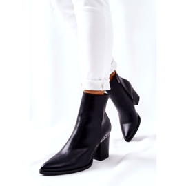 POTOCKI Botas clássicas pretas Airah de salto alto preto 5