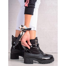 Queen Vivi Trabalhadores Negros Elegantes preto 2