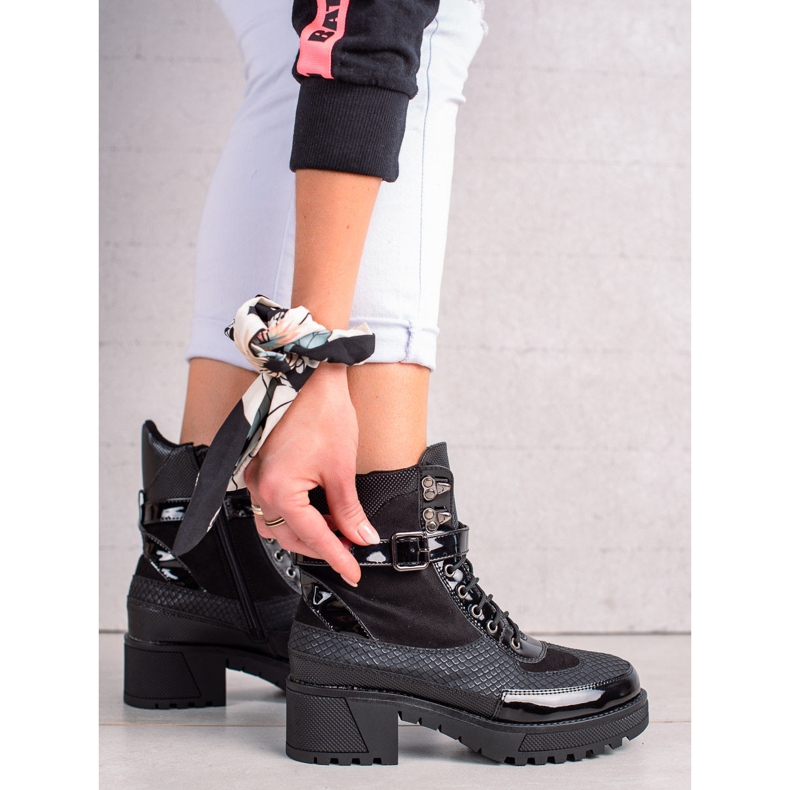 Queen Vivi Trabalhadores Negros Elegantes preto 2