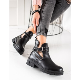 Bestelle Trabalhadores da moda sem salto preto 1