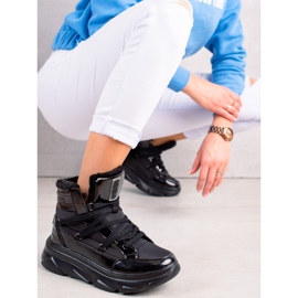 Botas de neve femininas Big Star II274311 preto 2