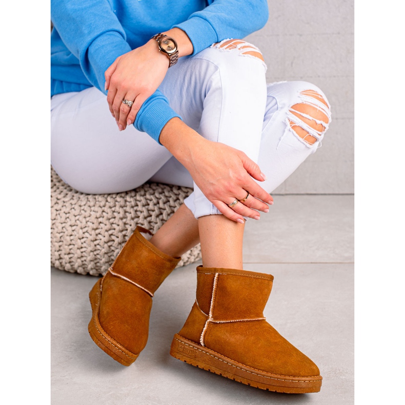 Botas de neve femininas Big Star II274441 marrom 1