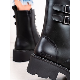 Botas femininas Big Star II274113 preto 2