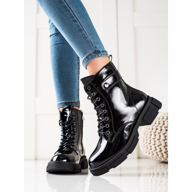 Goodin Trabalhadores Lacados Clássicos preto 2