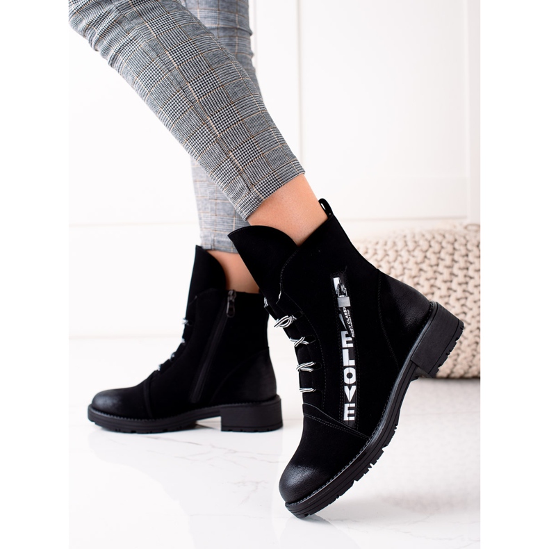 W. Potocki Botas Potocki pretas na moda preto 2 W. Potocki Botas Potocki pretas na moda preto 2