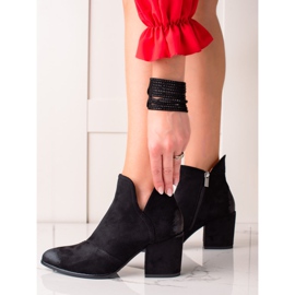 W. Potocki Botas de camurça potocki preto 2