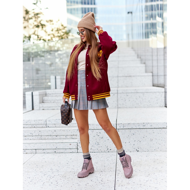 Botas de couro Big Star II274367 rosa 2