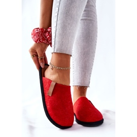 Big Star Chinelos femininos em casa Panto Fino II267002 Vermelho-Castanho marrom 1