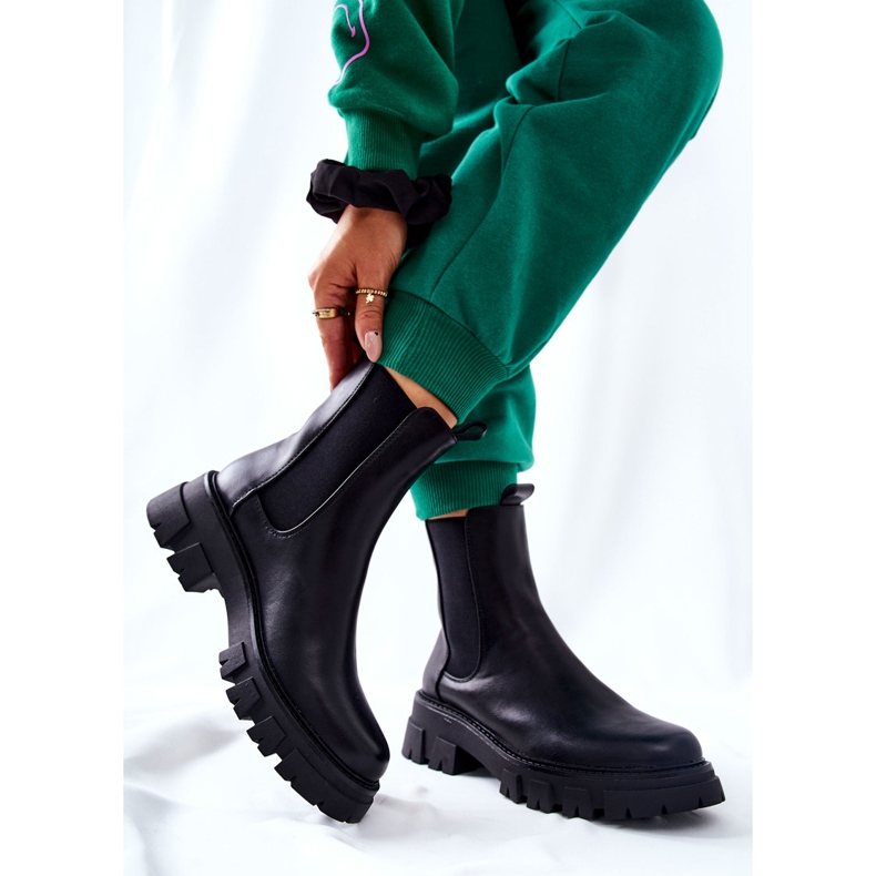 Botas pretas Hallam pretas Jodhpur preto 2