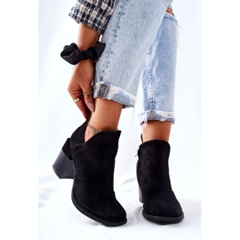 PM1 Botas femininas com corte de salto preto Meliori 1 PM1 Botas femininas com corte de salto preto Meliori 1