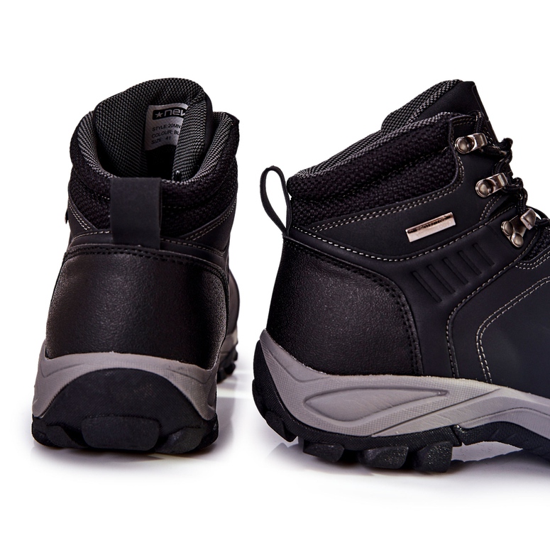 PE1 Tênis masculino de trekking preto quente Dannis 1