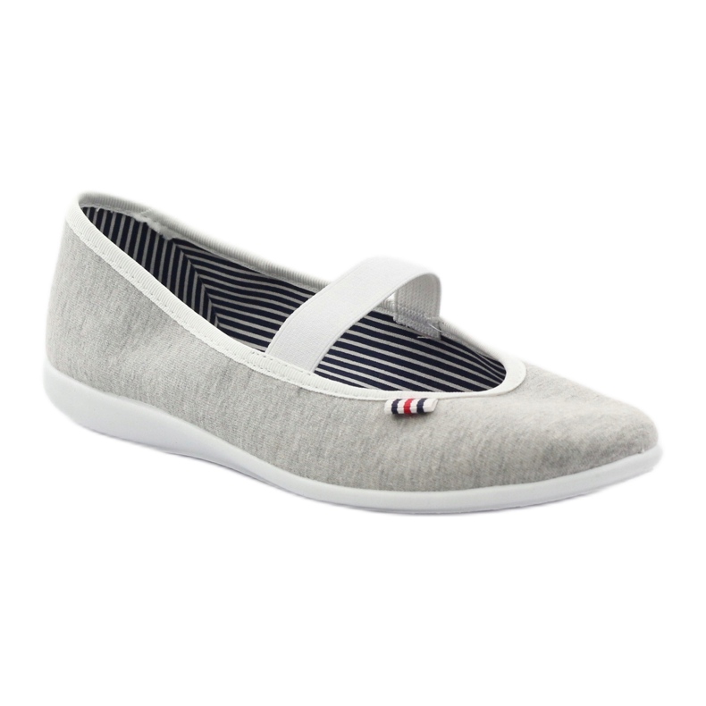 Tênis bailarina feminino Befado 493q sz branco multicolorido cinza 2