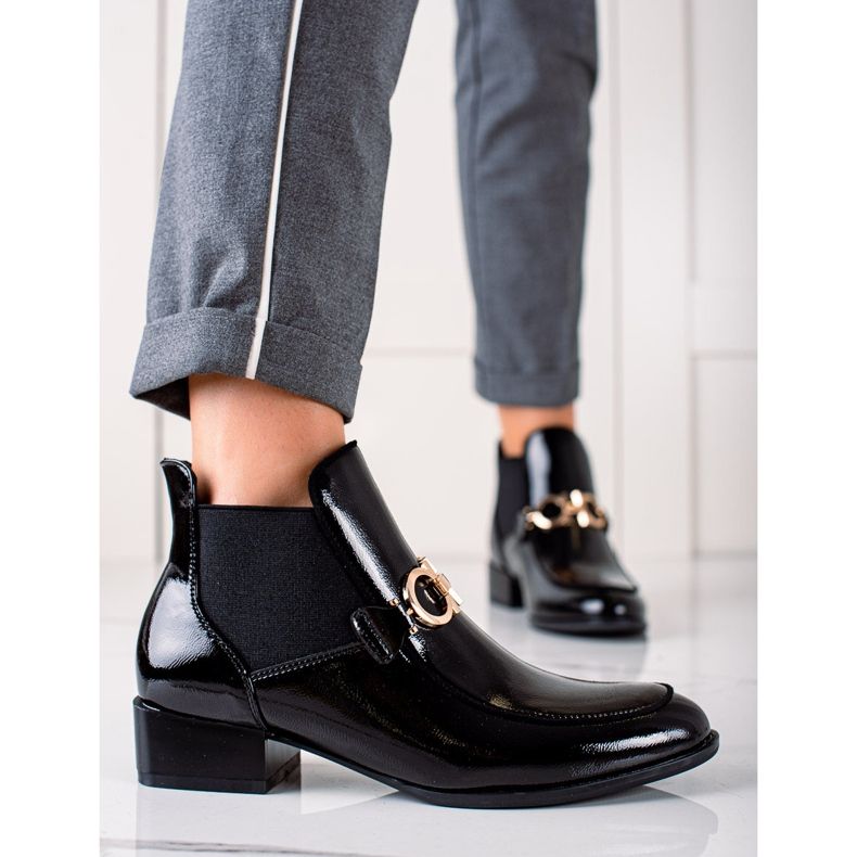 W. Potocki Botas potocki preto dourado 1